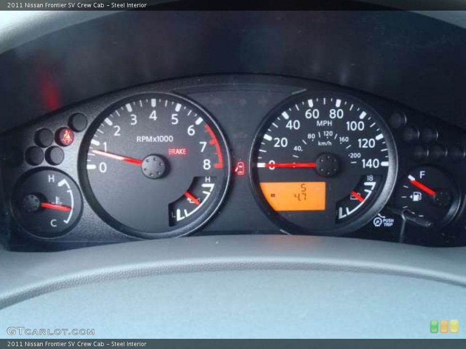 Steel Interior Gauges for the 2011 Nissan Frontier SV Crew Cab #38691034