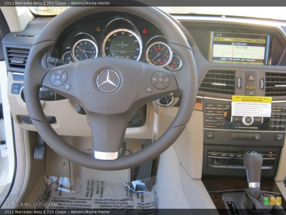 Almond/Mocha Interior Controls for the 2011 Mercedes-Benz E 350 Coupe #38691950