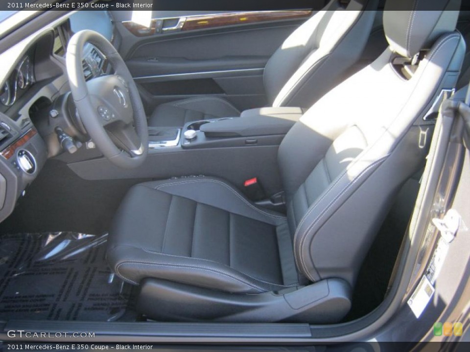 Black Interior Photo for the 2011 Mercedes-Benz E 350 Coupe #38692310