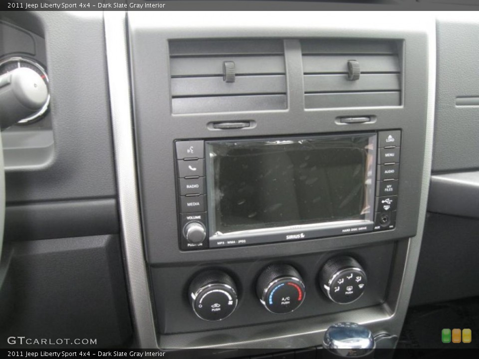 Dark Slate Gray Interior Navigation for the 2011 Jeep Liberty Sport 4x4 #38692398