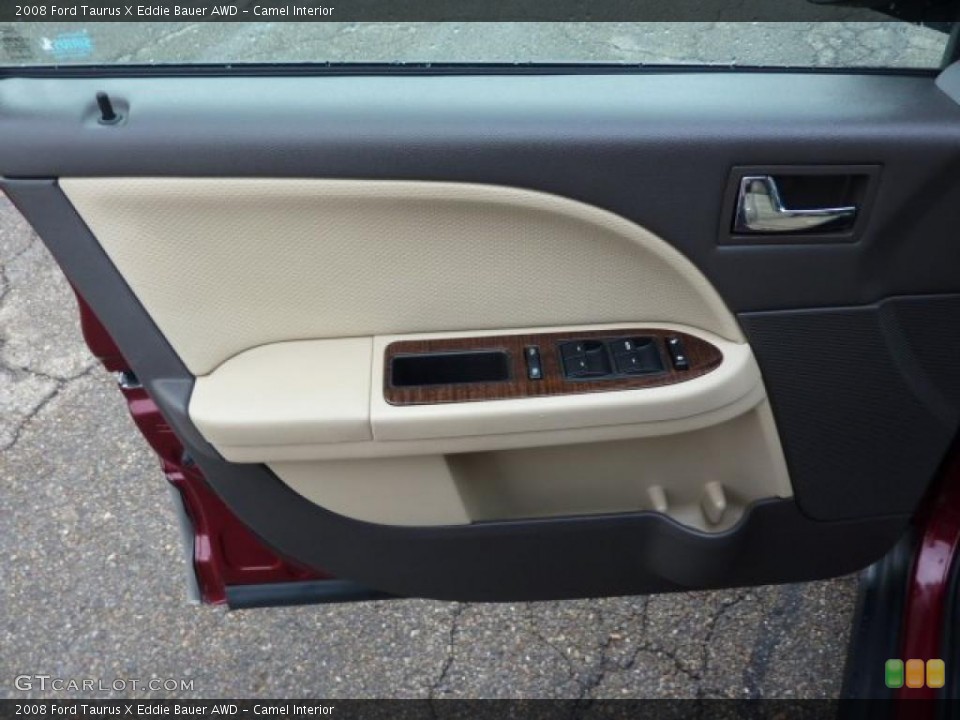 Camel Interior Door Panel for the 2008 Ford Taurus X Eddie Bauer AWD #38692754