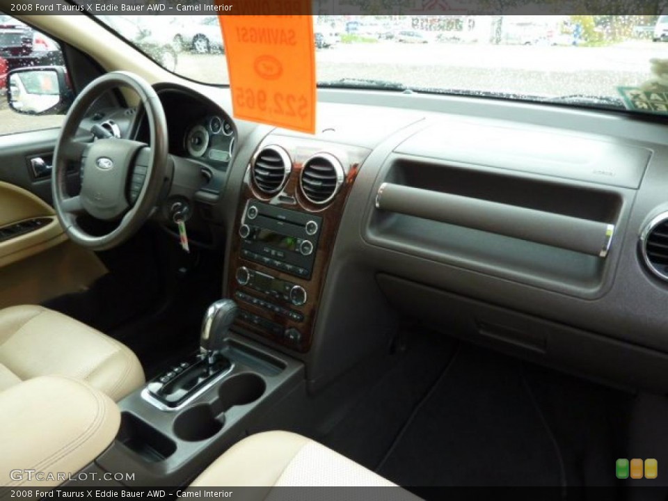 Camel Interior Dashboard for the 2008 Ford Taurus X Eddie Bauer AWD #38692834