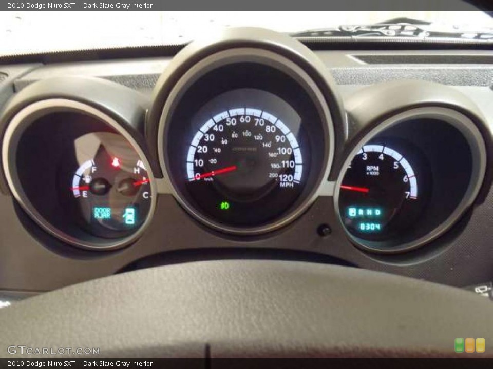 Dark Slate Gray Interior Gauges for the 2010 Dodge Nitro SXT #38692910