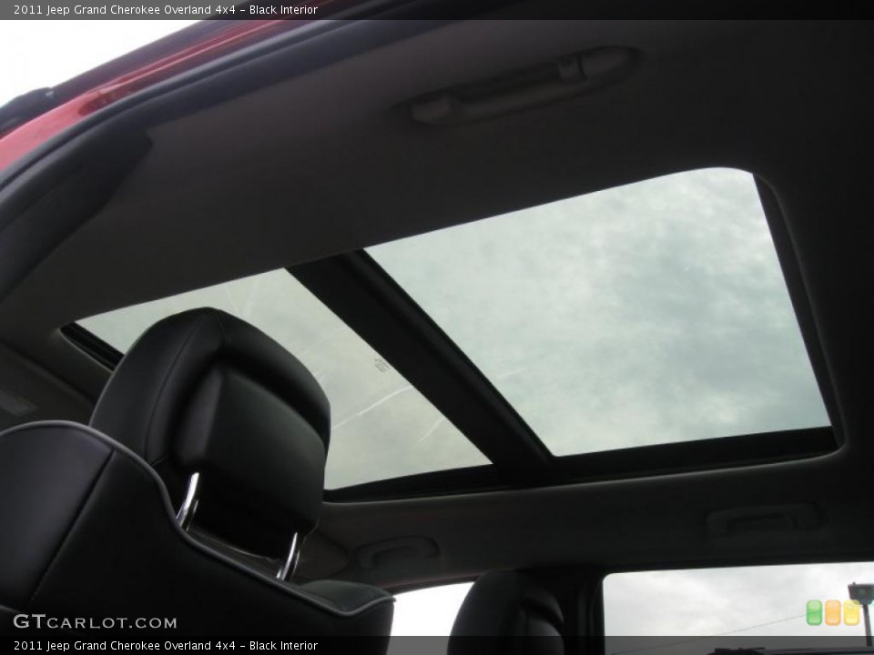 Black Interior Sunroof for the 2011 Jeep Grand Cherokee Overland 4x4 #38692954