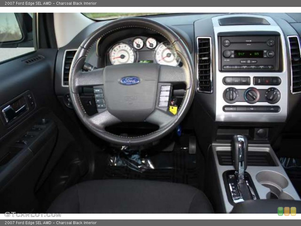 Charcoal Black Interior Dashboard for the 2007 Ford Edge SEL AWD #38693758