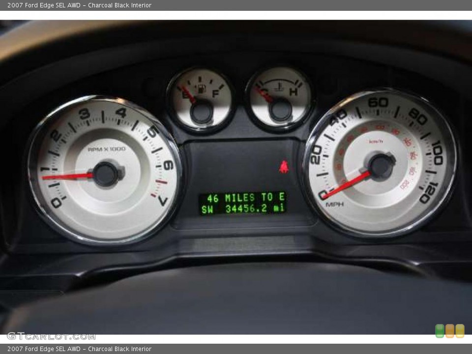 Charcoal Black Interior Gauges for the 2007 Ford Edge SEL AWD #38693774