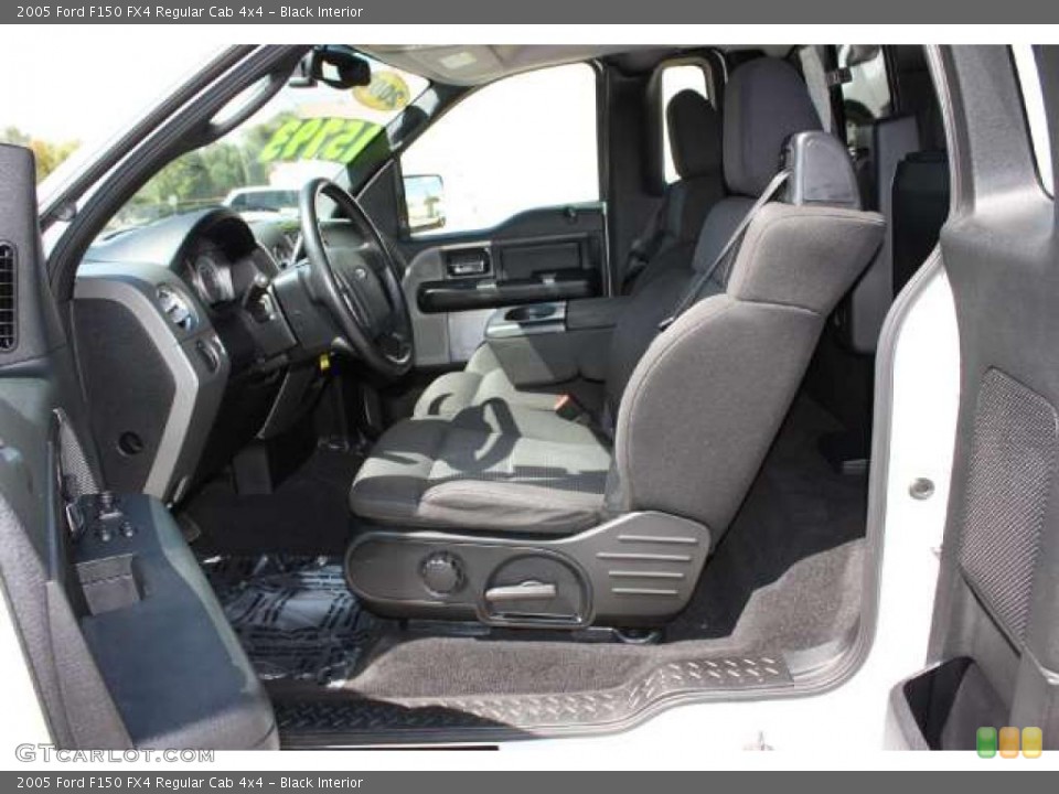 Black Interior Prime Interior for the 2005 Ford F150 FX4 Regular Cab 4x4 #38694602