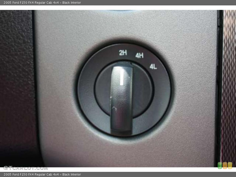 Black Interior Controls for the 2005 Ford F150 FX4 Regular Cab 4x4 #38694719