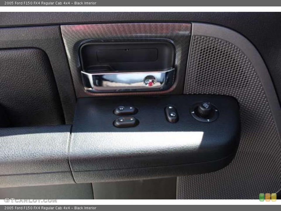 Black Interior Controls for the 2005 Ford F150 FX4 Regular Cab 4x4 #38694756