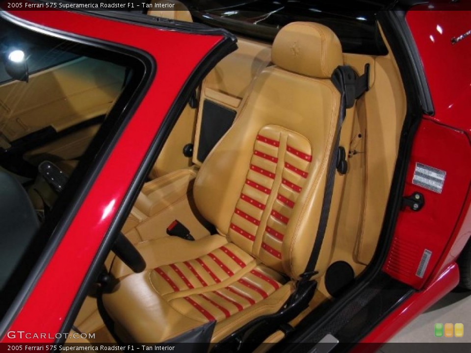 Tan Interior Photo for the 2005 Ferrari 575 Superamerica Roadster F1 #38695830