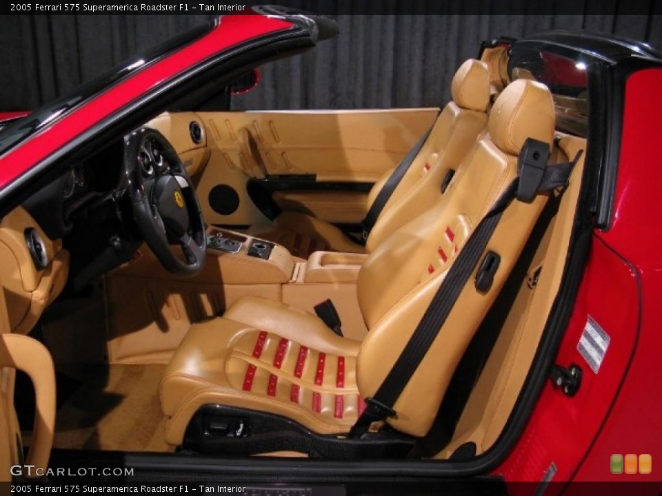 Tan Interior Photo for the 2005 Ferrari 575 Superamerica Roadster F1 #38695845