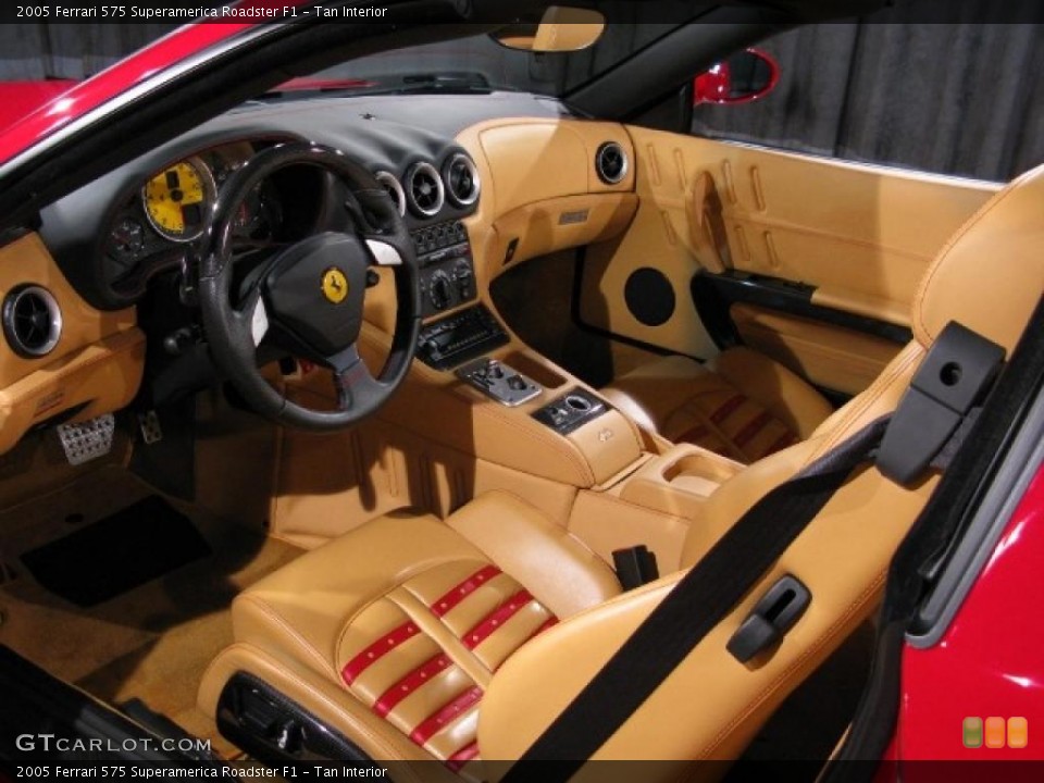 Tan Interior Prime Interior for the 2005 Ferrari 575 Superamerica Roadster F1 #38695860