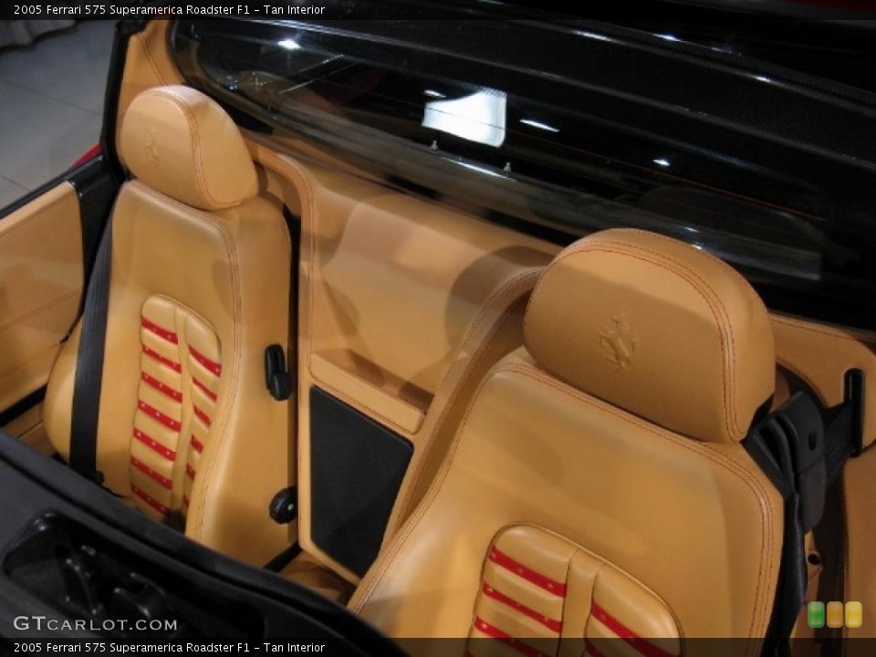 Tan Interior Photo for the 2005 Ferrari 575 Superamerica Roadster F1 #38695990