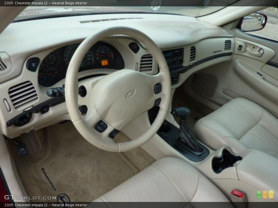 Neutral Beige Interior Prime Interior for the 2005 Chevrolet Impala LS #38696844