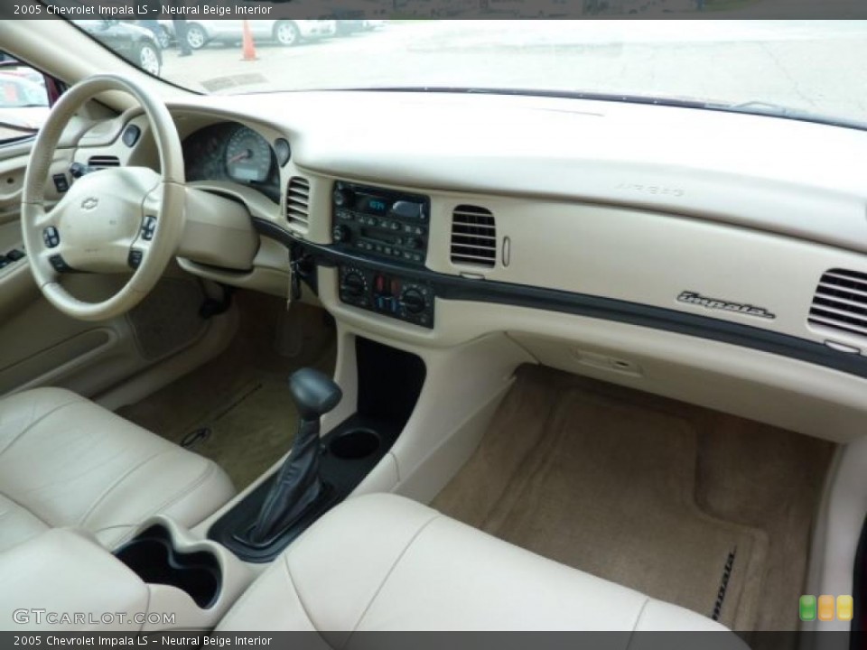 Neutral Beige Interior Dashboard for the 2005 Chevrolet Impala LS #38696935