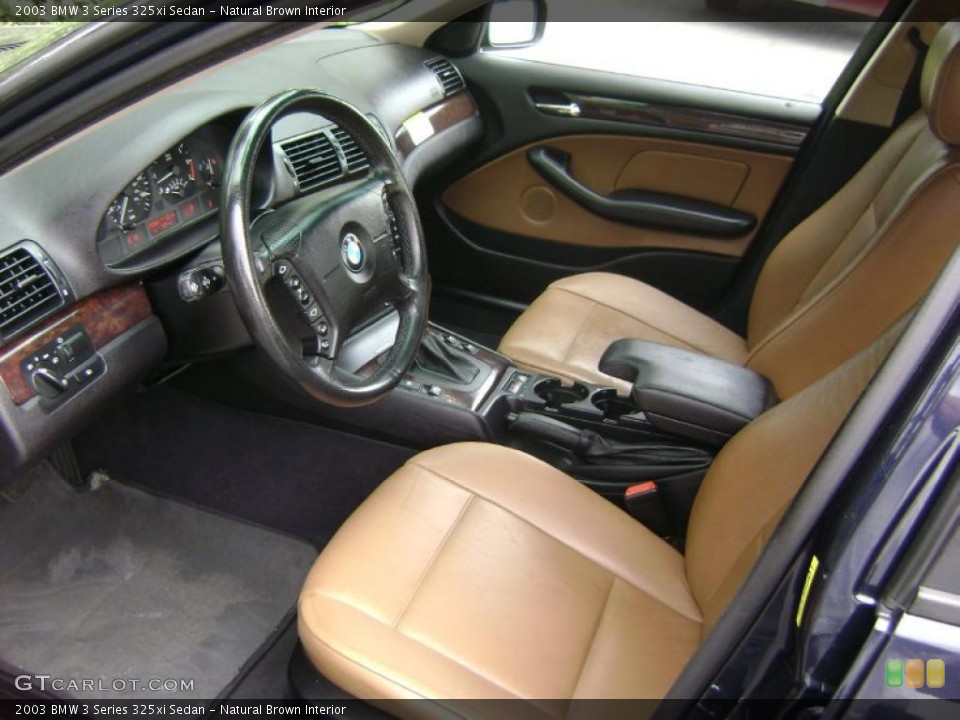 Natural Brown Interior Prime Interior for the 2003 BMW 3 Series 325xi Sedan #38697792