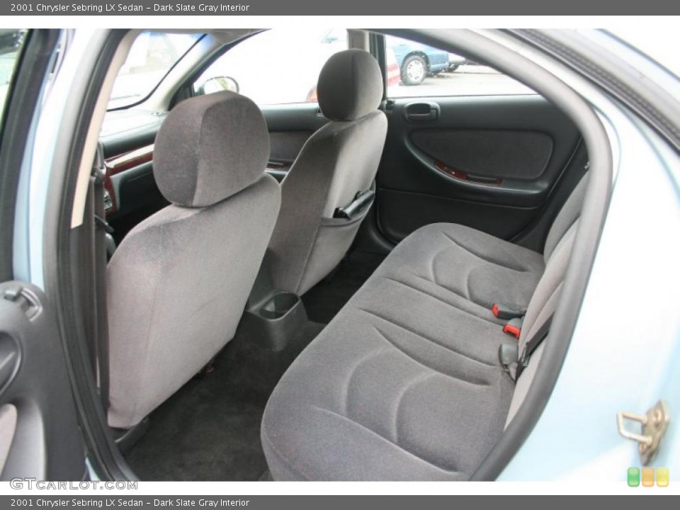 Dark Slate Gray Interior Photo for the 2001 Chrysler Sebring LX Sedan #38698839