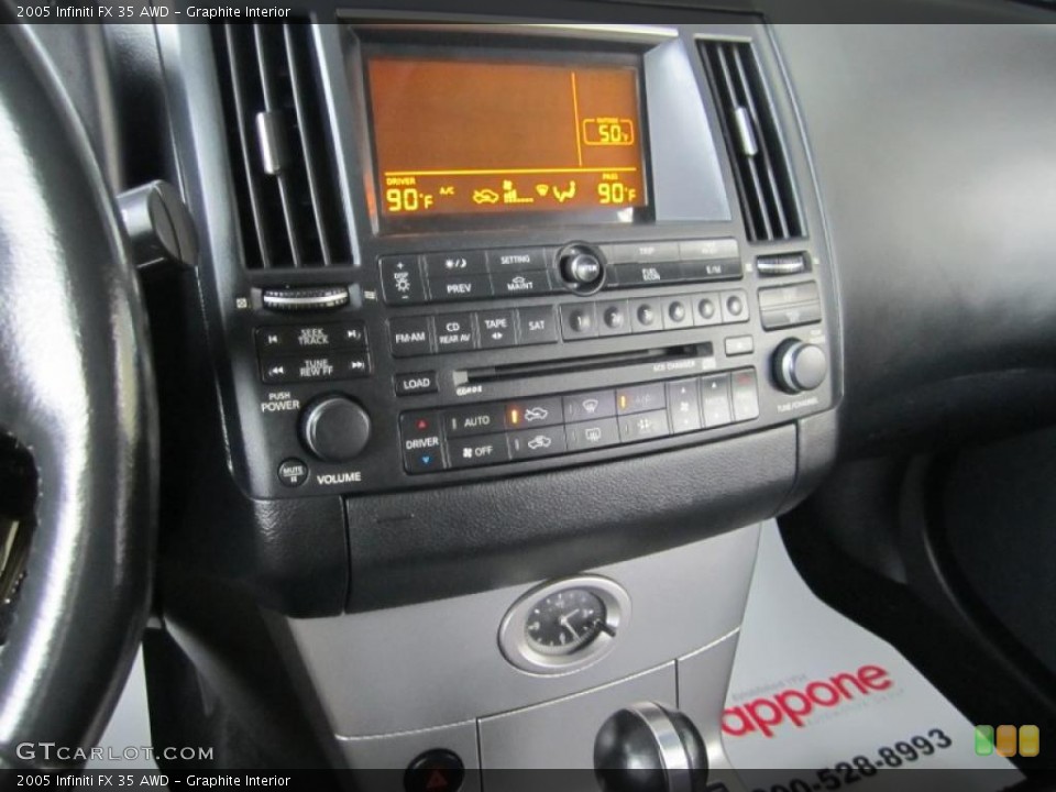 Graphite Interior Navigation for the 2005 Infiniti FX 35 AWD #38699283