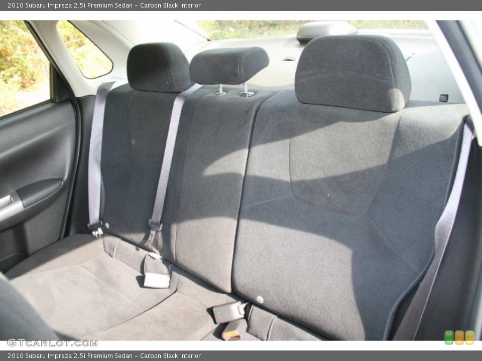 Carbon Black Interior Photo for the 2010 Subaru Impreza 2.5i Premium Sedan #38701147