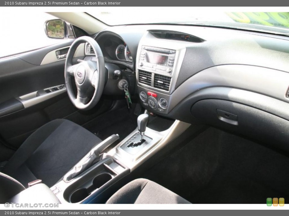 Carbon Black Interior Photo for the 2010 Subaru Impreza 2.5i Premium Sedan #38701227