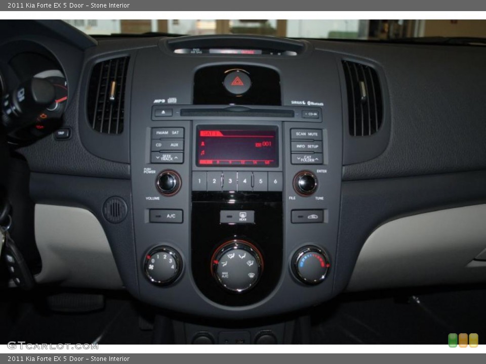 Stone Interior Controls for the 2011 Kia Forte EX 5 Door #38702427