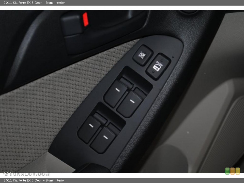 Stone Interior Controls for the 2011 Kia Forte EX 5 Door #38702551
