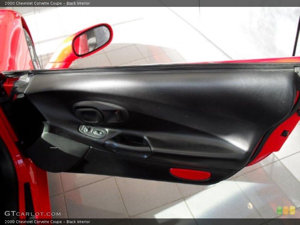 Black Interior Door Panel for the 2000 Chevrolet Corvette Coupe #38704587
