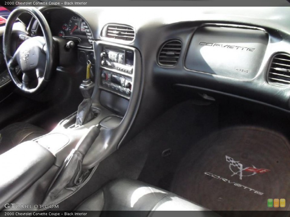 Black Interior Dashboard for the 2000 Chevrolet Corvette Coupe #38704619