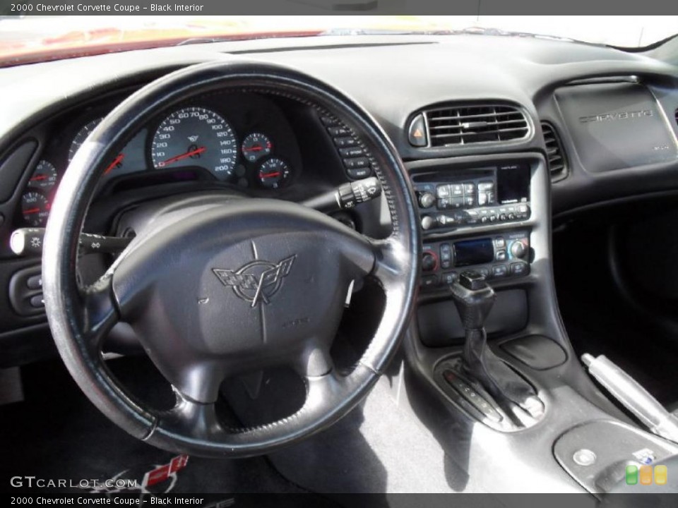 Black Interior Dashboard for the 2000 Chevrolet Corvette Coupe #38704635