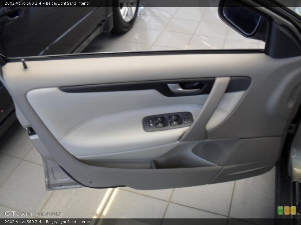Beige/Light Sand Interior Door Panel for the 2002 Volvo S60 2.4 #38706219