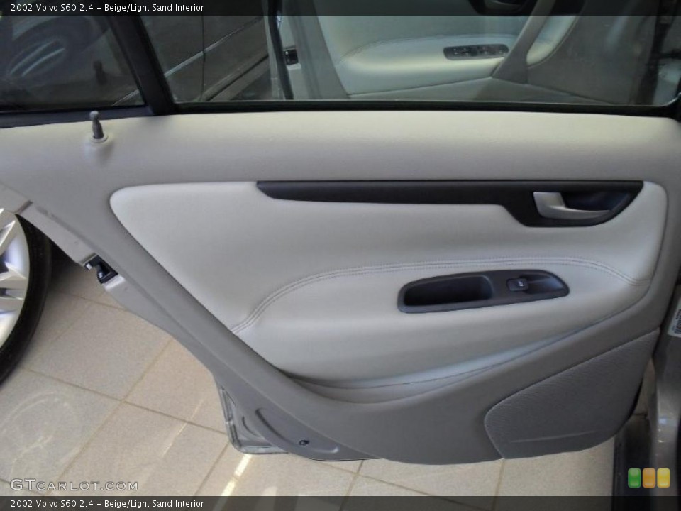 Beige/Light Sand Interior Door Panel for the 2002 Volvo S60 2.4 #38706267