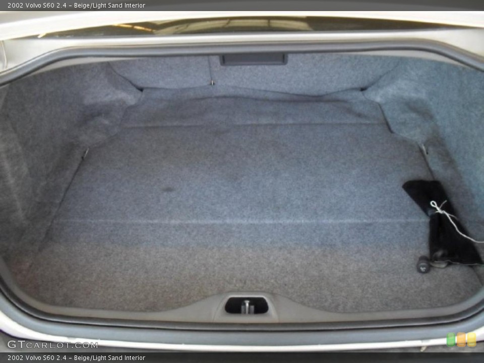 Beige/Light Sand Interior Trunk for the 2002 Volvo S60 2.4 #38706279