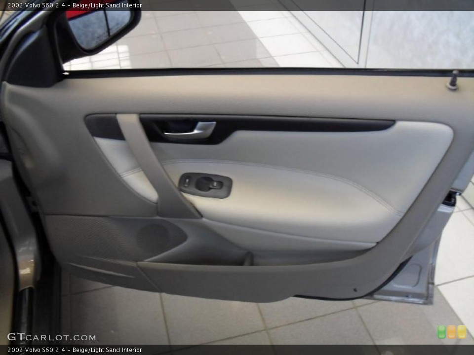 Beige/Light Sand Interior Door Panel for the 2002 Volvo S60 2.4 #38706307