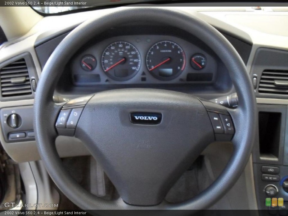 Beige/Light Sand Interior Steering Wheel for the 2002 Volvo S60 2.4 #38706467