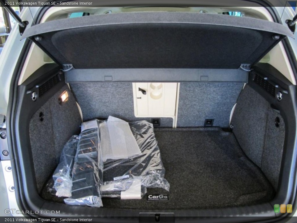 Sandstone Interior Trunk for the 2011 Volkswagen Tiguan SE #38707619