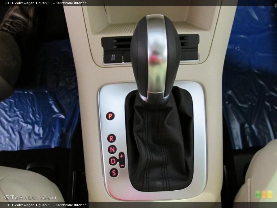 Sandstone Interior Transmission for the 2011 Volkswagen Tiguan SE #38707775