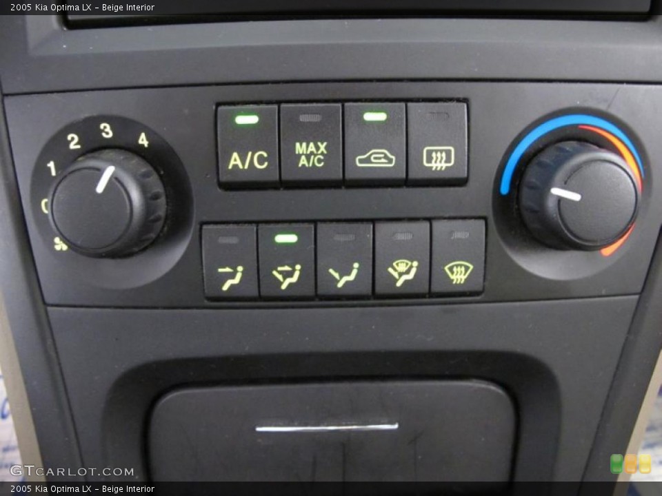 Beige Interior Controls for the 2005 Kia Optima LX #38708799