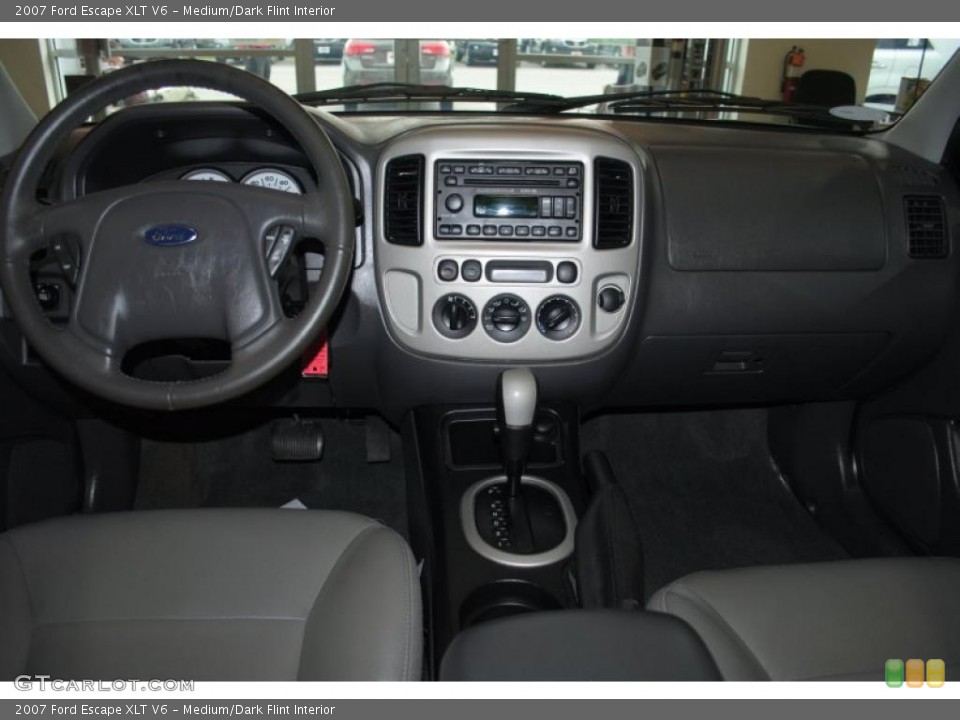 Medium/Dark Flint Interior Dashboard for the 2007 Ford Escape XLT V6 #38708855