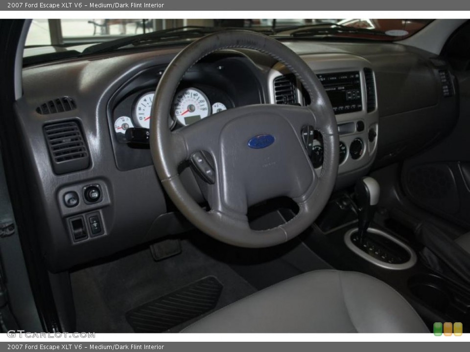 Medium/Dark Flint Interior Steering Wheel for the 2007 Ford Escape XLT V6 #38708867