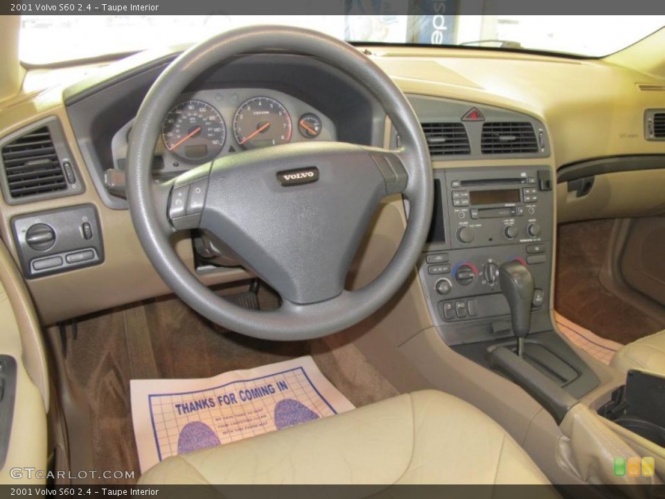 Taupe 2001 Volvo S60 Interiors