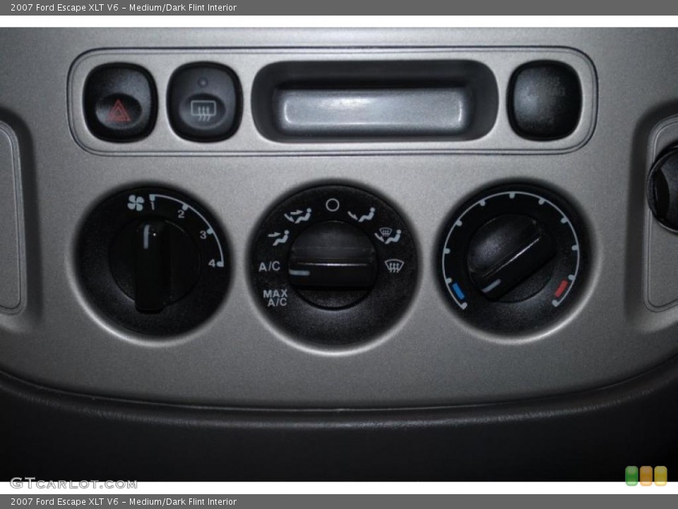 Medium/Dark Flint Interior Controls for the 2007 Ford Escape XLT V6 #38709275
