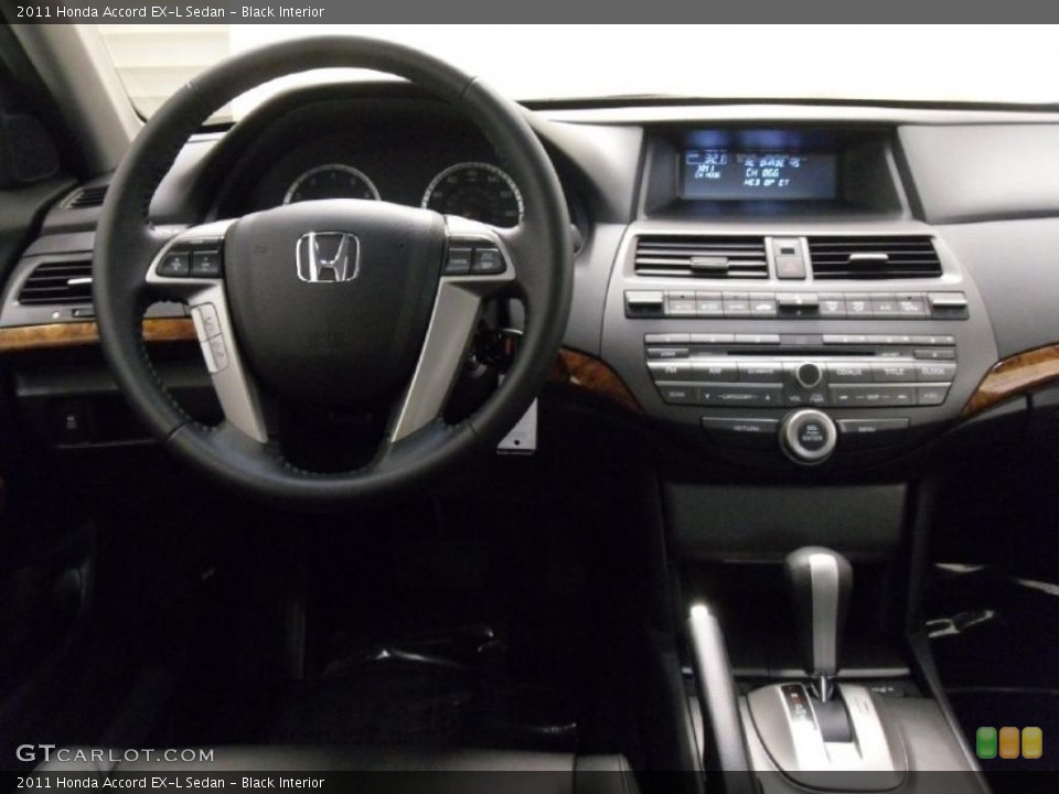 Black Interior Dashboard for the 2011 Honda Accord EX-L Sedan #38709319