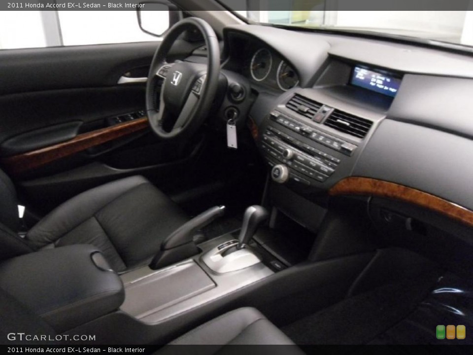 Black Interior Dashboard for the 2011 Honda Accord EX-L Sedan #38709403