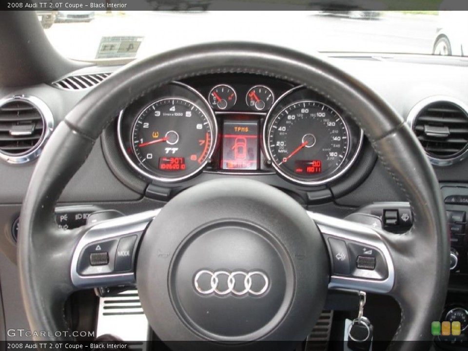 Black Interior Steering Wheel for the 2008 Audi TT 2.0T Coupe #38709651