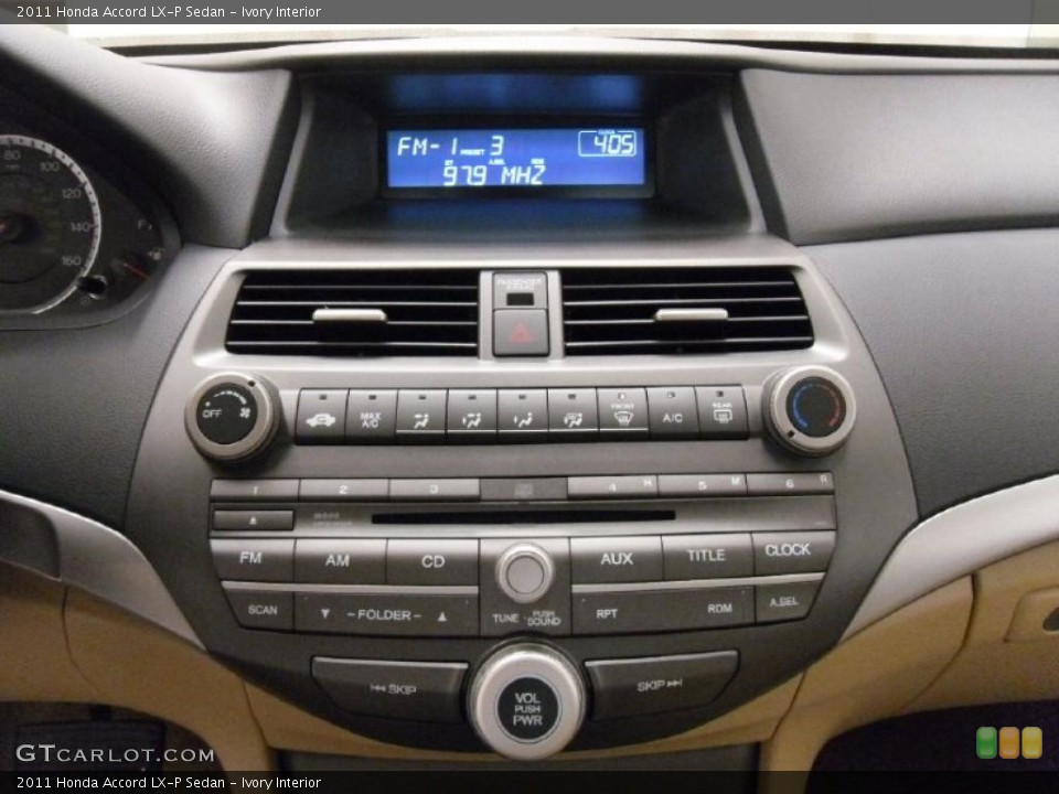 Ivory Interior Controls for the 2011 Honda Accord LX-P Sedan #38709707