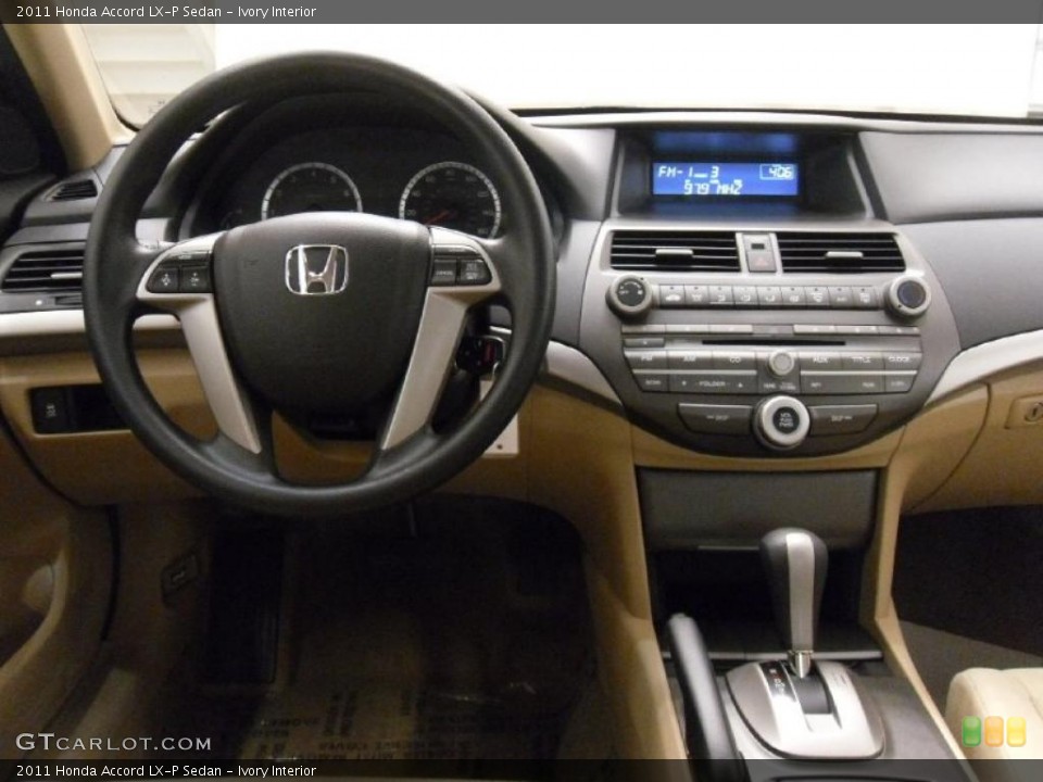 Ivory Interior Dashboard for the 2011 Honda Accord LX-P Sedan #38709791