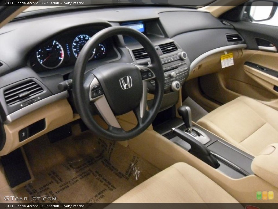 Ivory Interior Prime Interior for the 2011 Honda Accord LX-P Sedan #38709963