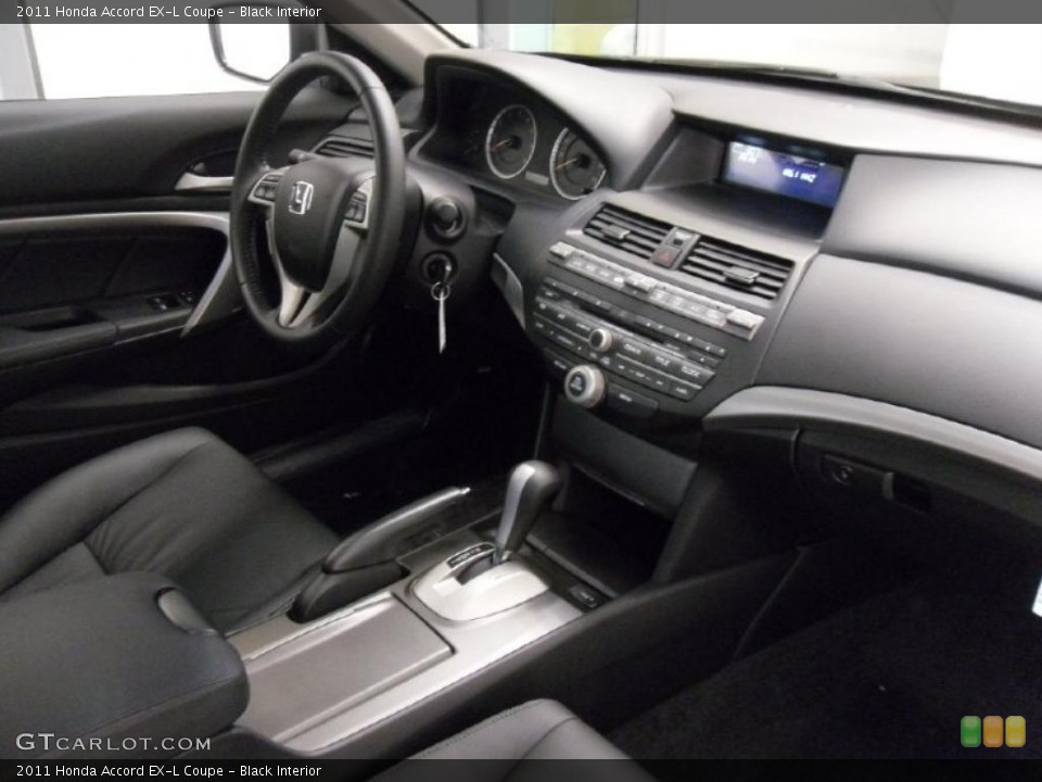 Black Interior Dashboard for the 2011 Honda Accord EX-L Coupe #38710263