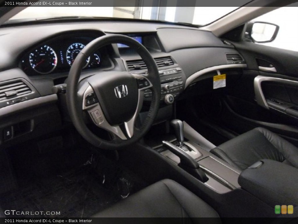 Black Interior Prime Interior for the 2011 Honda Accord EX-L Coupe #38710359
