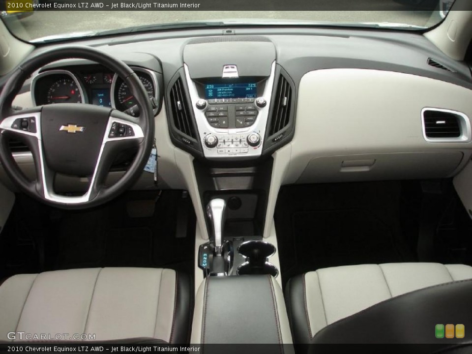 Jet Black/Light Titanium Interior Dashboard for the 2010 Chevrolet Equinox LTZ AWD #38711087